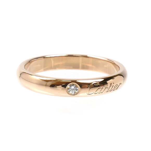 CARTIER 18k Gold Diamond Ring - Picture 3 of 8